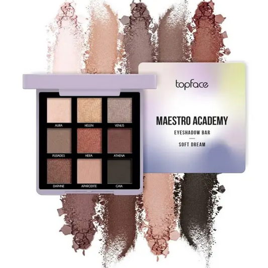Палітра тіней для повік "Maestro Academy Eyeshadow Bar" , TopFace