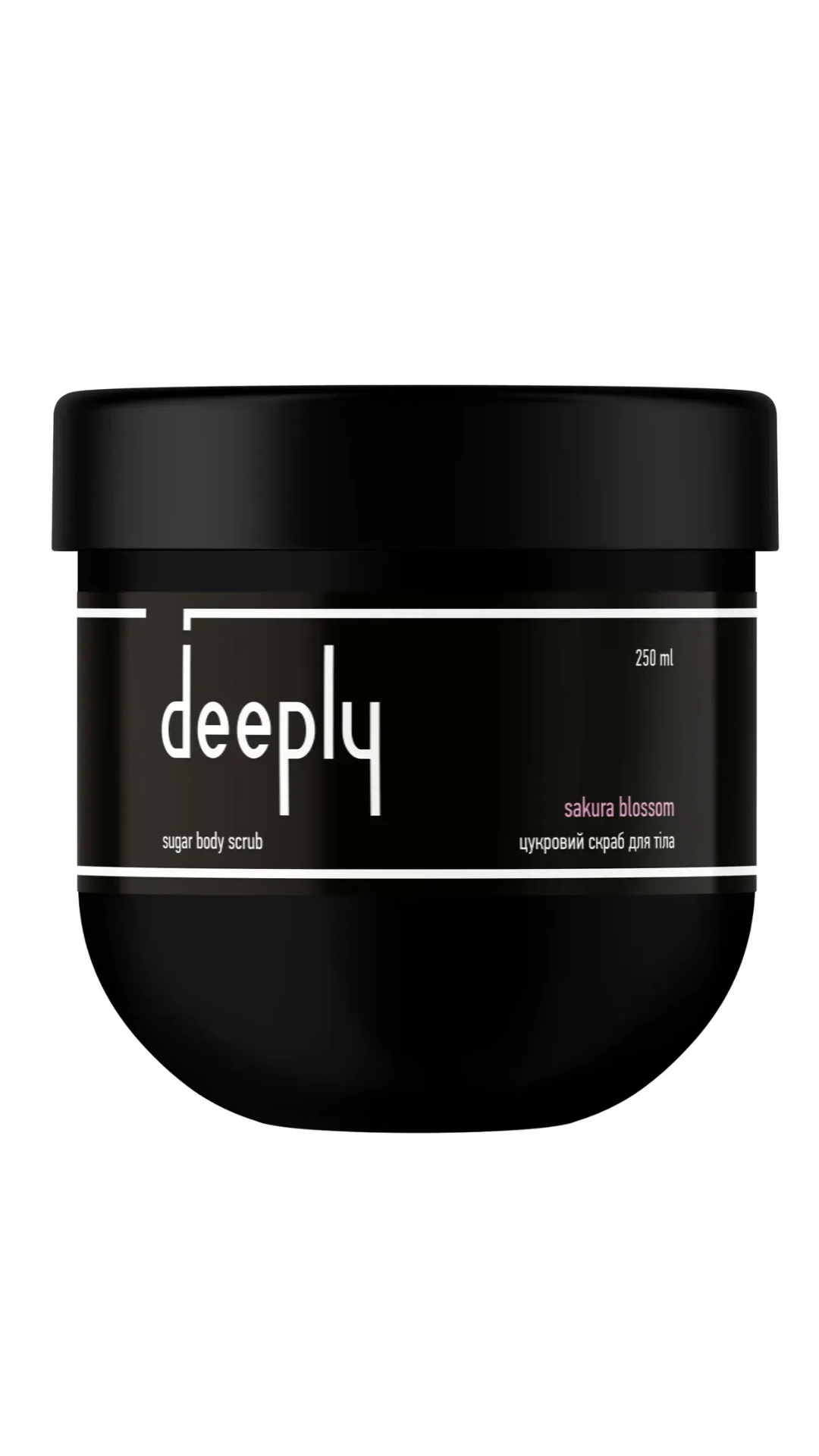 Цукровий скраб для тіла Sakura Blossom Sugar Body Scrub 250ml, Deeply