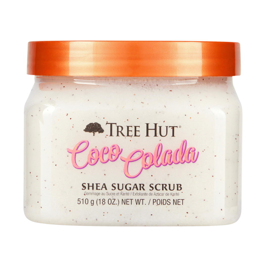 Скраб для тіла з екстрактом кокоса та ананаса Coco Colada Shea Sugar Scrub, TREE HUT