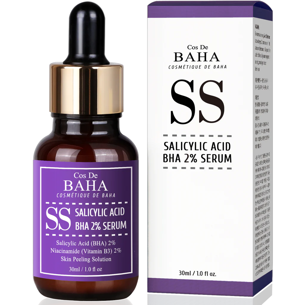 Кислотна сироватка з саліциловою кислотою BHA Salicylic Acid 2% Exfoliant Serum, COS DE BAHA