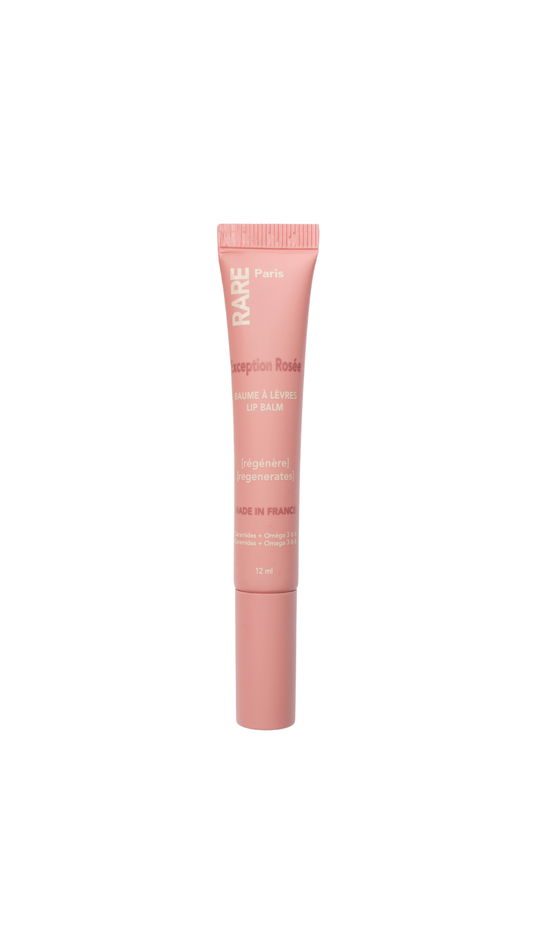 Бальзам для губ зз церамідами, Омега-3 та -6 Exception Rosée Regenerating Lip Balm, 12 мл, RARE PARIS