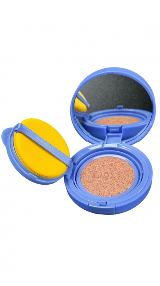 Адаптивний сонцезахисний кушон AIR CUSHION BB CREAM SPF 50+PA+++ з ніацинамідом та пантенолом 15gr, MODAY