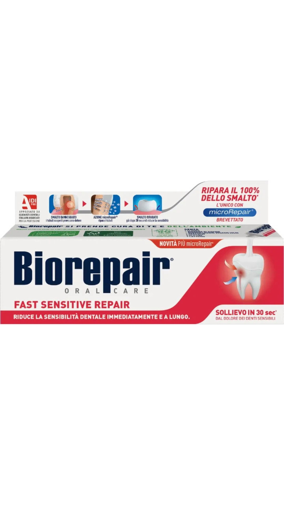 Зубна паста Швидке позбавлення від чутливості, Biorepair