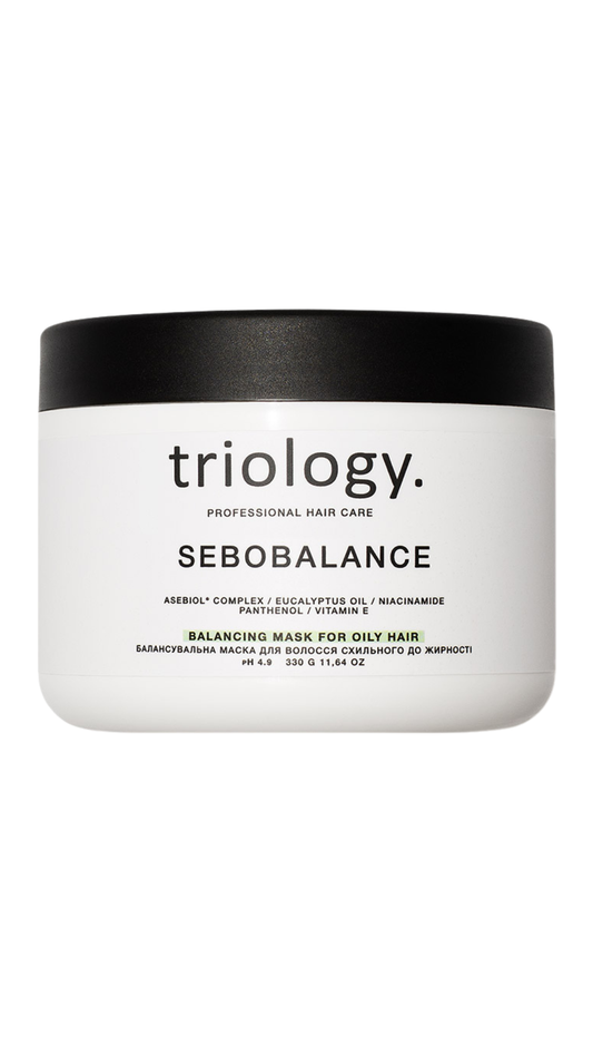 Балансувальна маска для волосся схильного до жирності 330ml Sebobalance, Triology.
