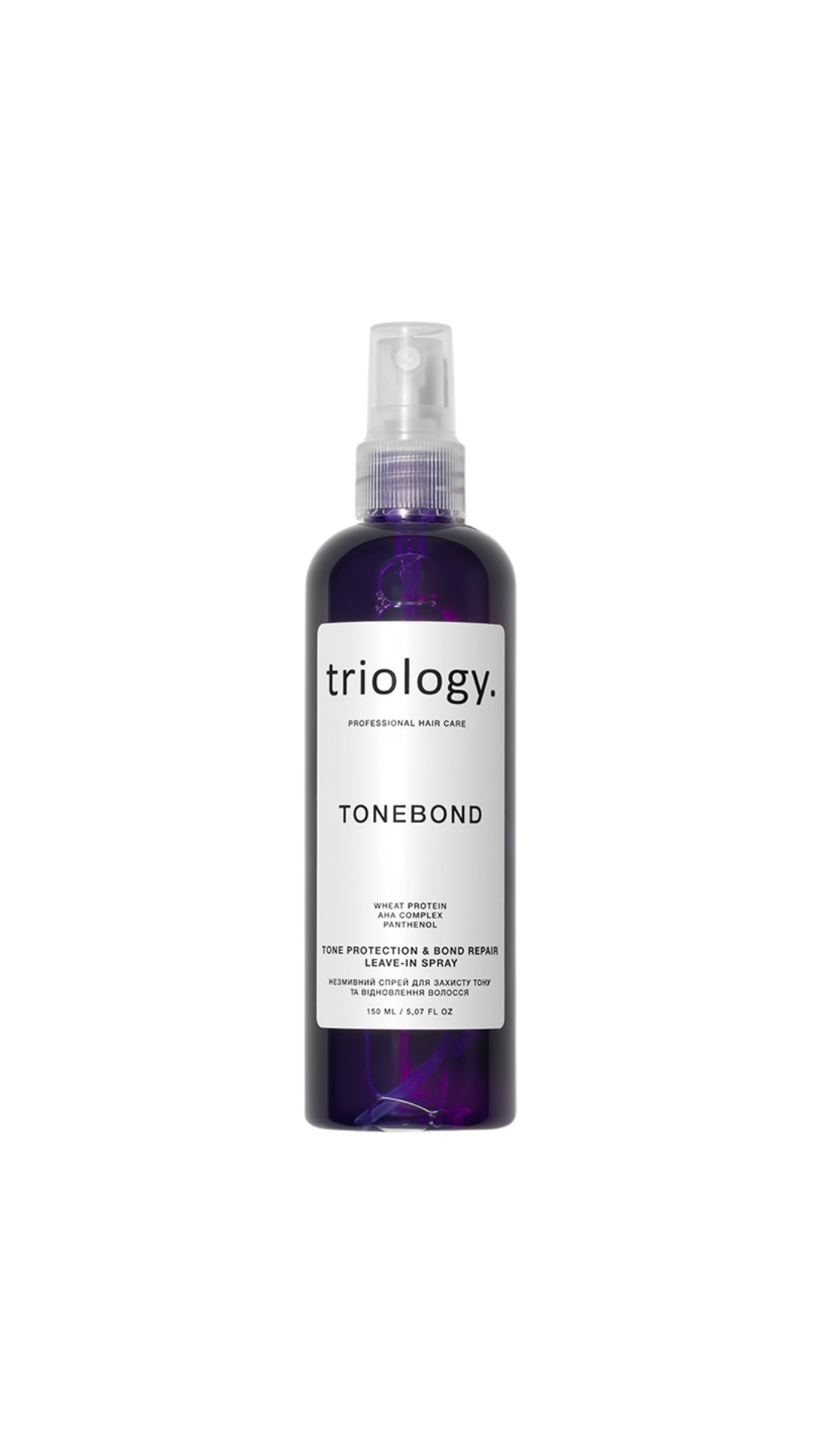 Незмивний спрей для захисту тону та відновлення волосся TONEBOND 150 ml, Triology.