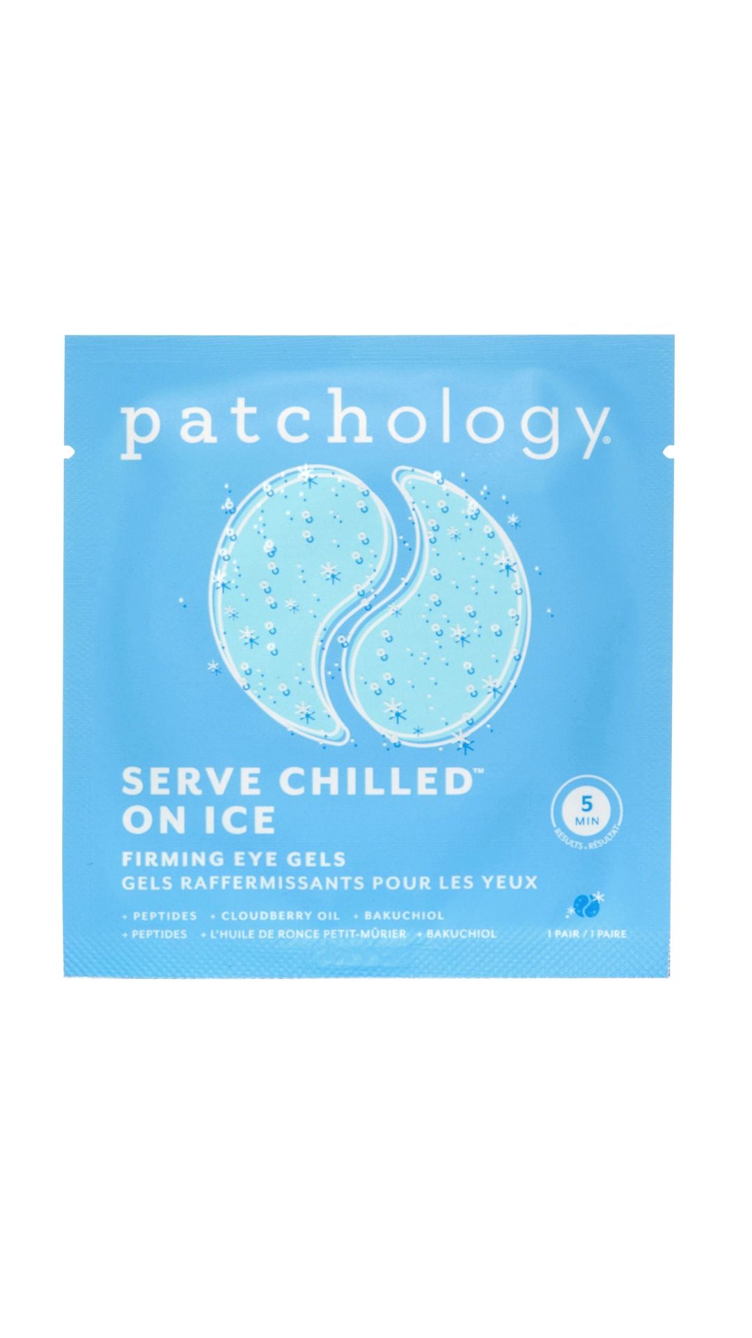 Охолоджуючі та зміцнюючі патчі Serve Chilled Iced Eye Gels, 1 пара, Patchology