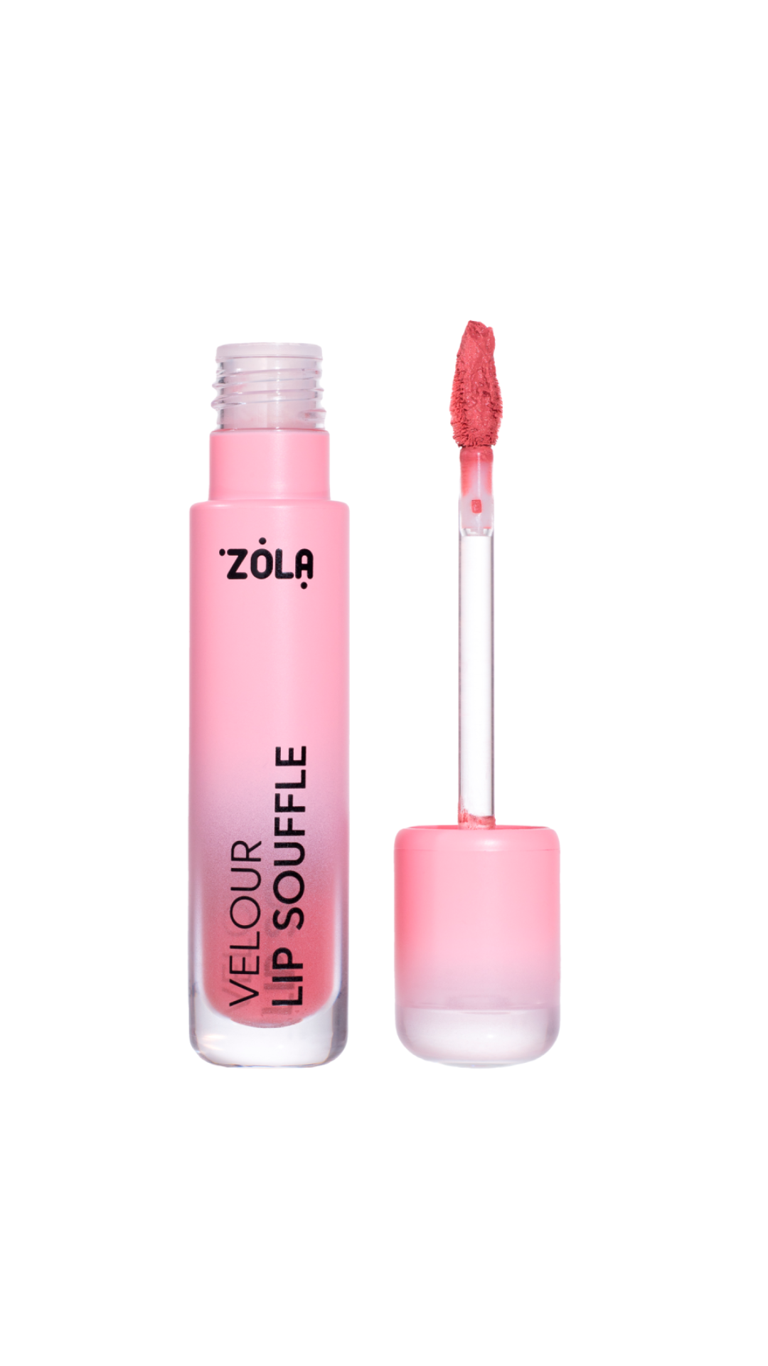 Оксамитова матова помада VELOUR LIP SOUFFLE 01 ROSE DREAM, ZOLA