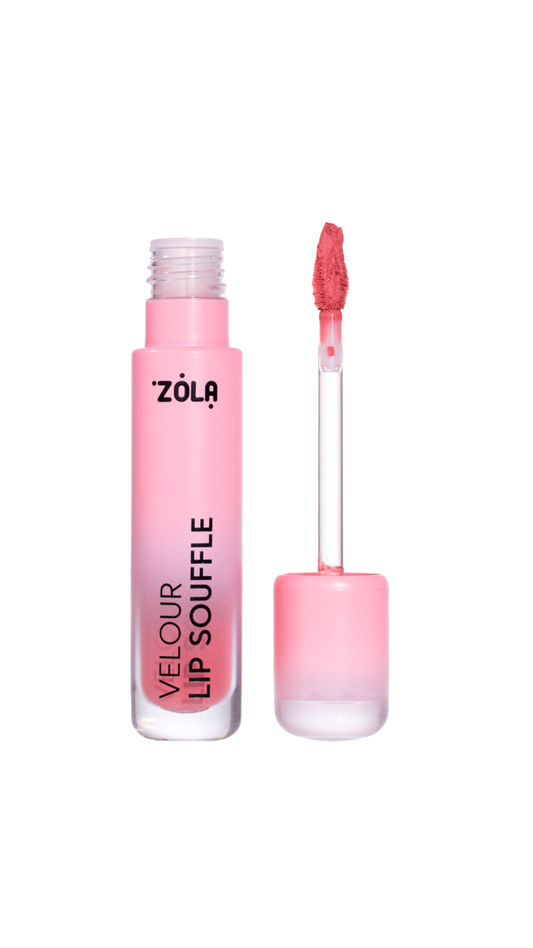 Оксамитова матова помада VELOUR LIP SOUFFLE 01 ROSE DREAM, ZOLA