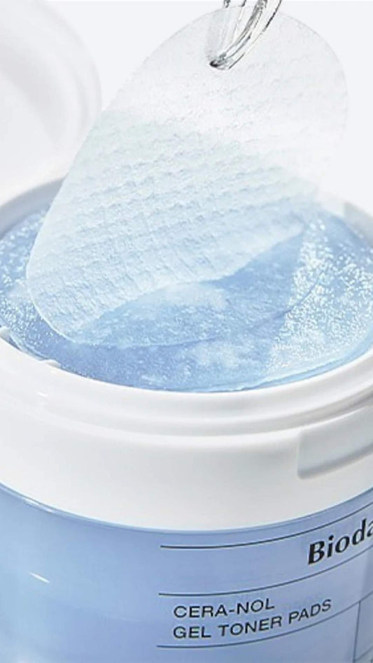 Зволожувальні гелеві педи для обличчя Cera-nol Gel Toner Pads, Biodance
