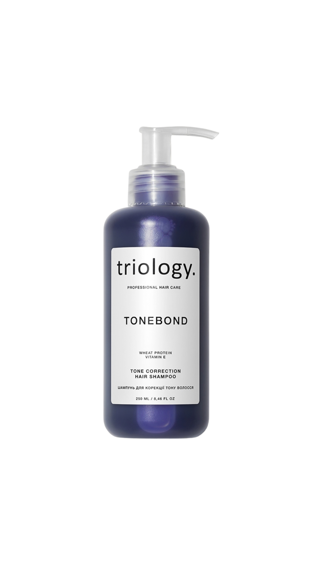 Шампунь для корекції тону волосся TONEBOND 250 ml, Triology.
