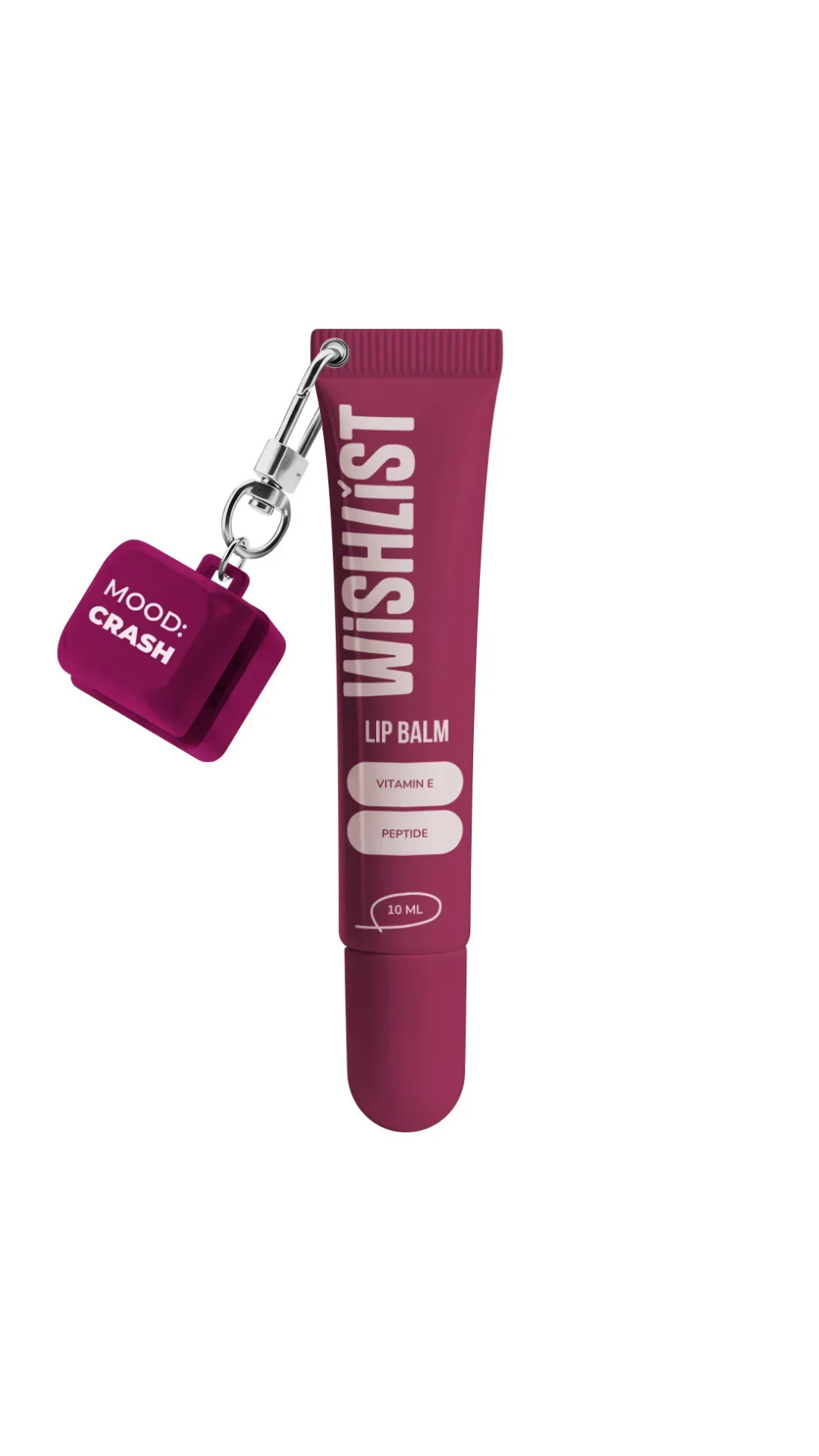 Бальзам-блиск для губ Ruby Nectar, 10ml + Брелок "MOOD: CRASH", WISHLIST