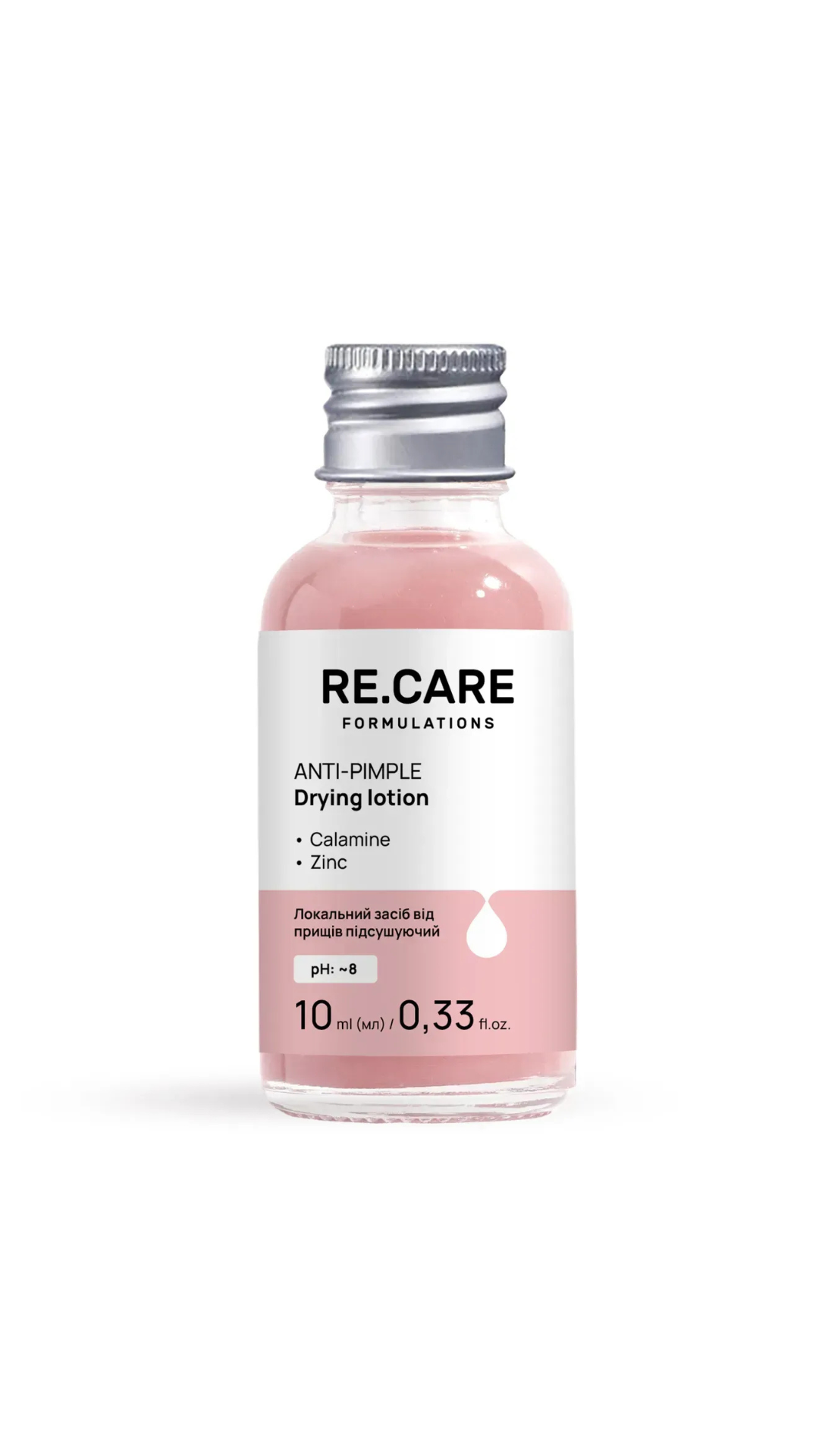 Локальний засіб від прищів підсушуючий Anti-Pimple Drying lotion 10ml, Recare