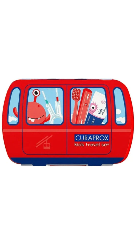 Дитячий дорожній набір, червоний Kids Travel Set, Curaprox
