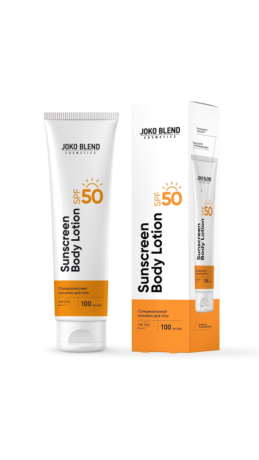 Сонцезахисний лосьйон для тіла SPF 50 - 100ml, Joko Blend