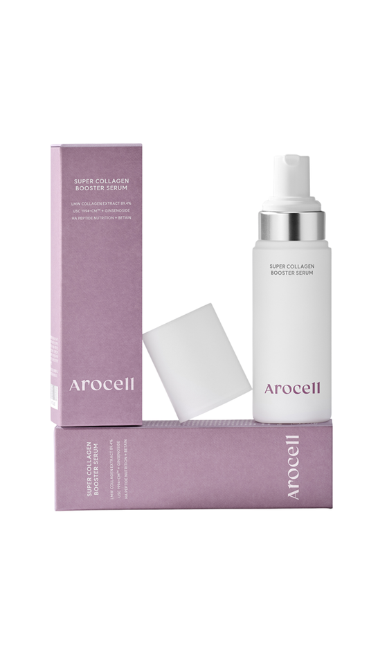 Бульбашкова сироватка з колагеном та гіалуроновою кислотою Super Collagen Booster Serum 70ml, Arocell