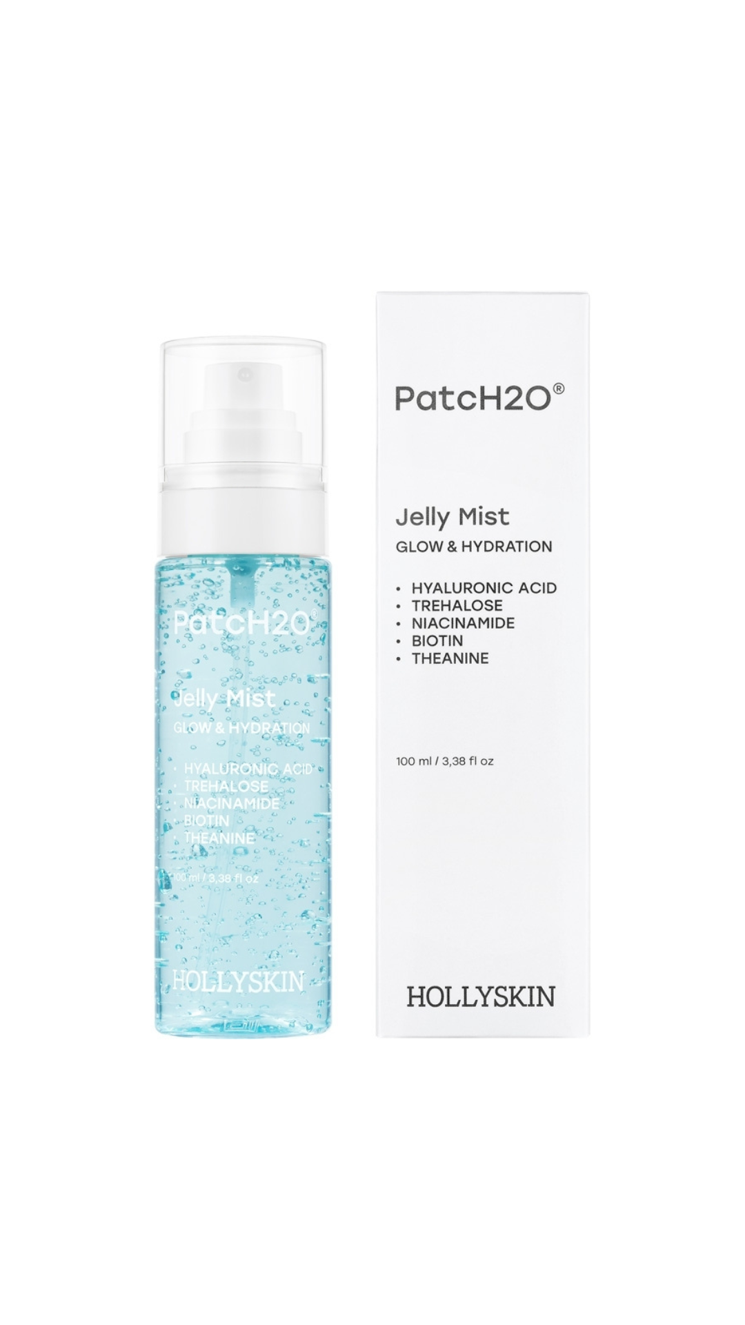 Міст-желе для сяйва та зволоження шкіри PatcH20 Jelly Mist, HOLLYSKIN
