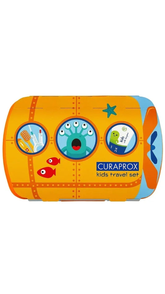 Дитячий дорожній набір, помаранчевий Kids Travel Set, Curaprox