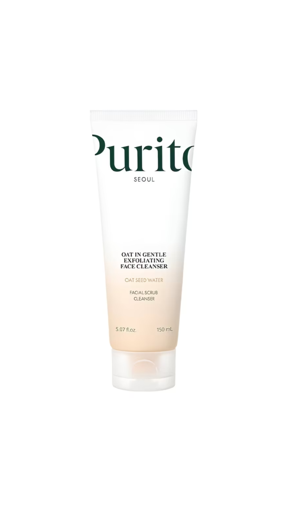 Пінка для вмивання з насінням вівса Seoul Oat-in Gentle Exfoliating Face Cleanser 150 ml, Purito