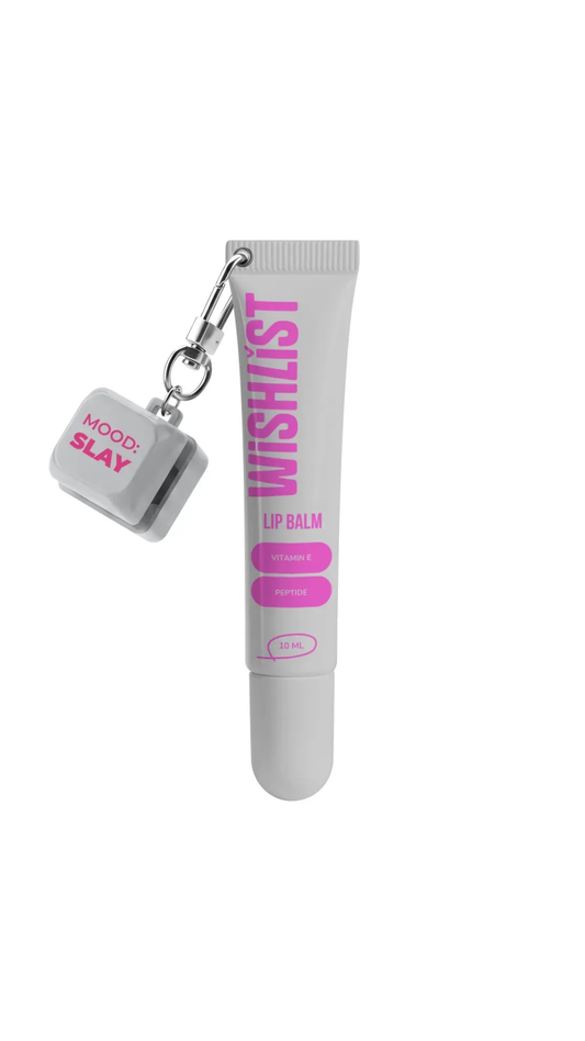 Бальзам-блиск для губ Crystal Sorbet, 10ml + Брелок "MOOD: SLAY, WISHLIST
