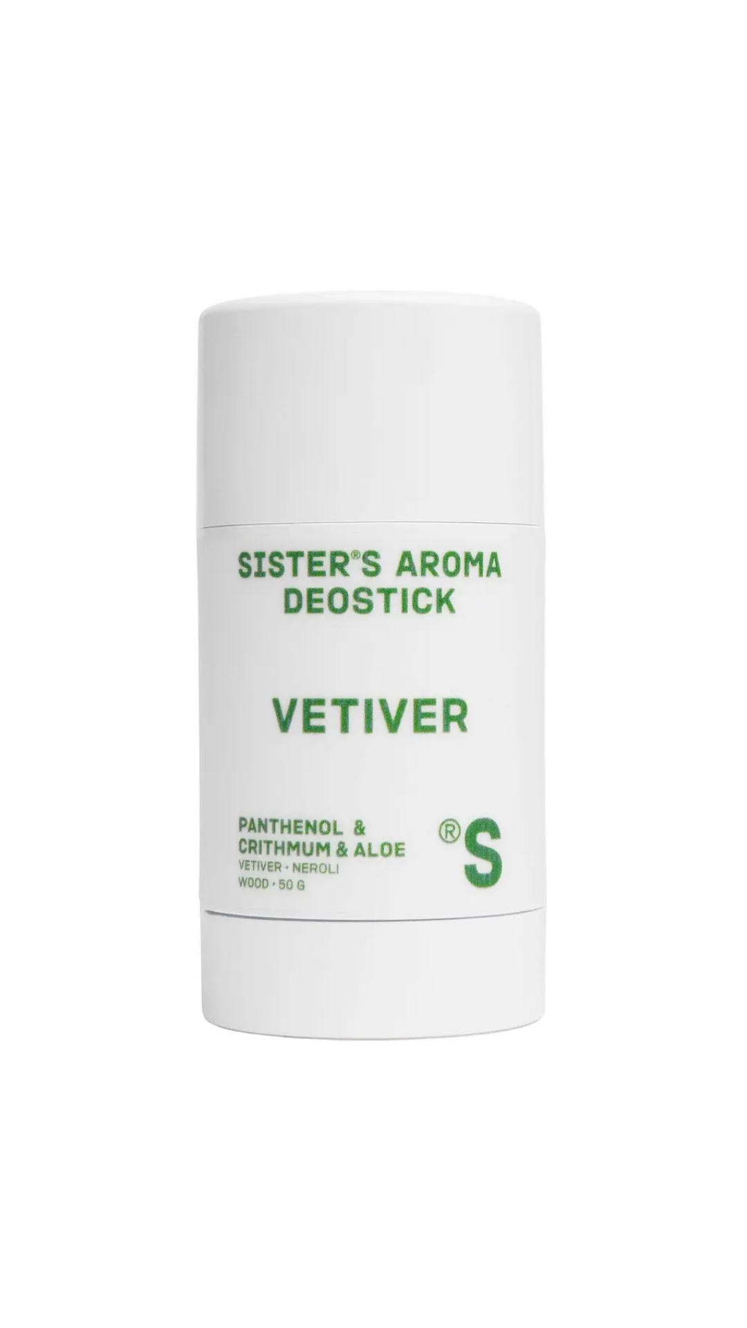 Твердий дезодорант Deostick Vetiver з ароматом Ветиверу 50gr, Sister's Aroma 