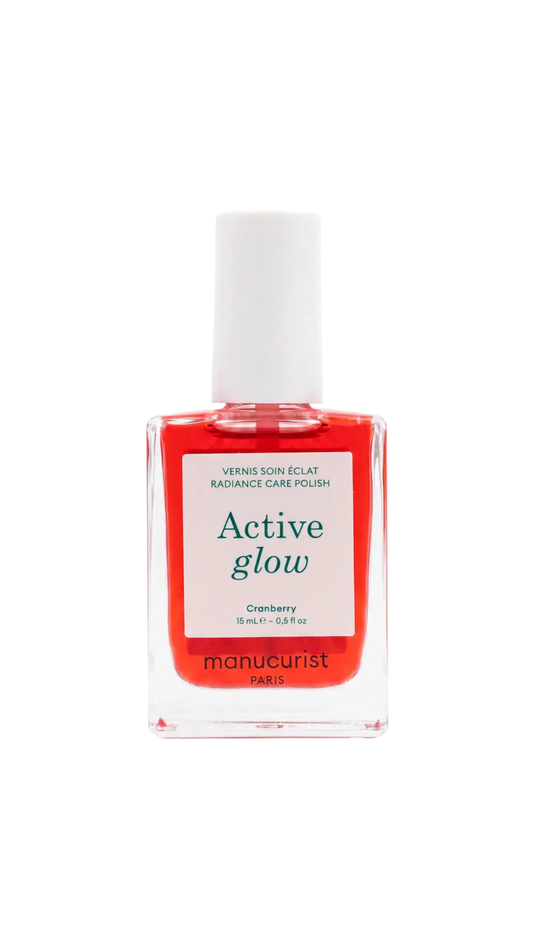 Лак для нігтів з ефектом коралового блиску Active Glow Cranberry 15ml, Manucurist