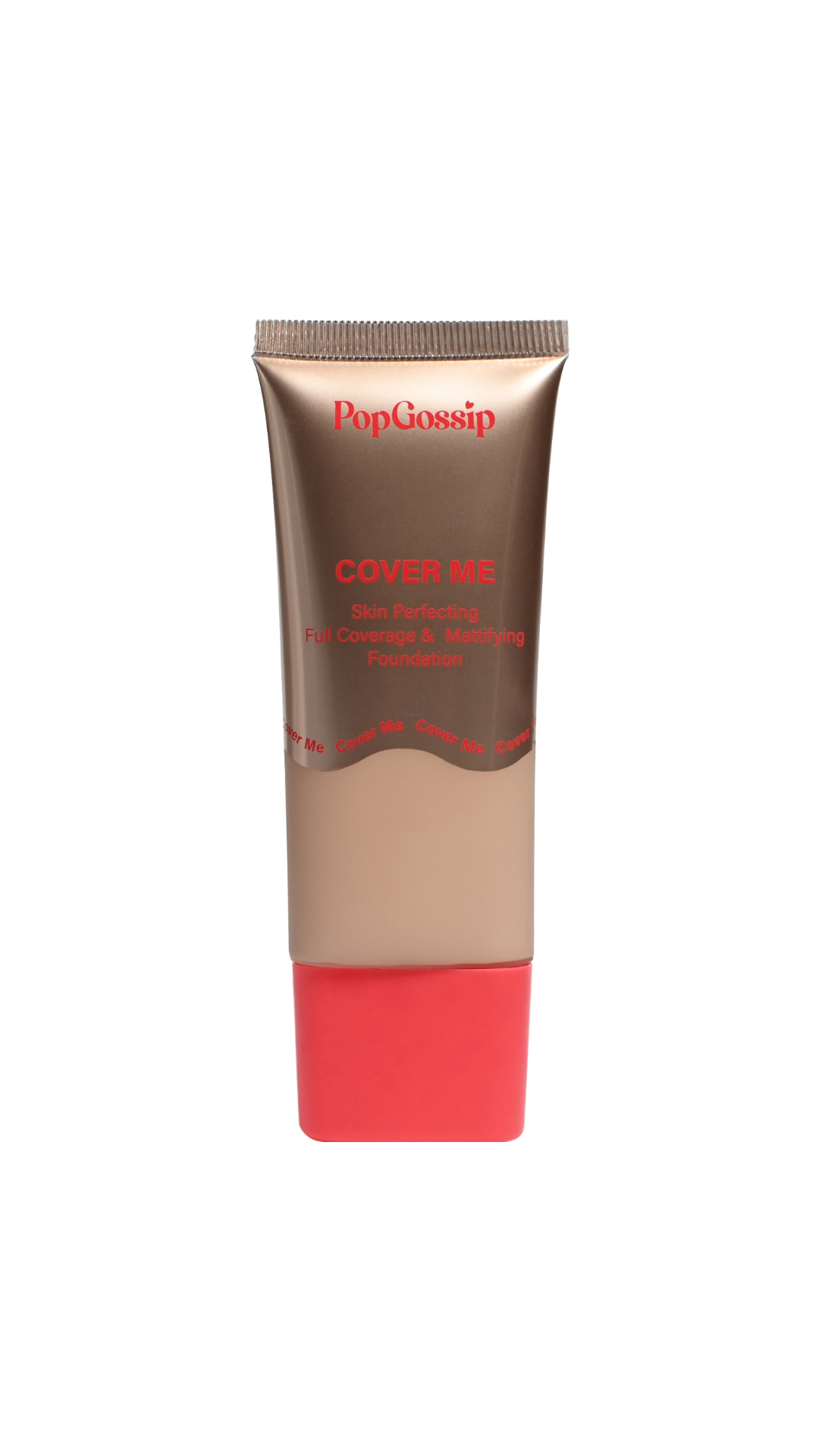 Високопігментована стійка тональна основа з матуючим ефектом Cover Me Flawless Matte Foundation 40 ml, Pop Gossip