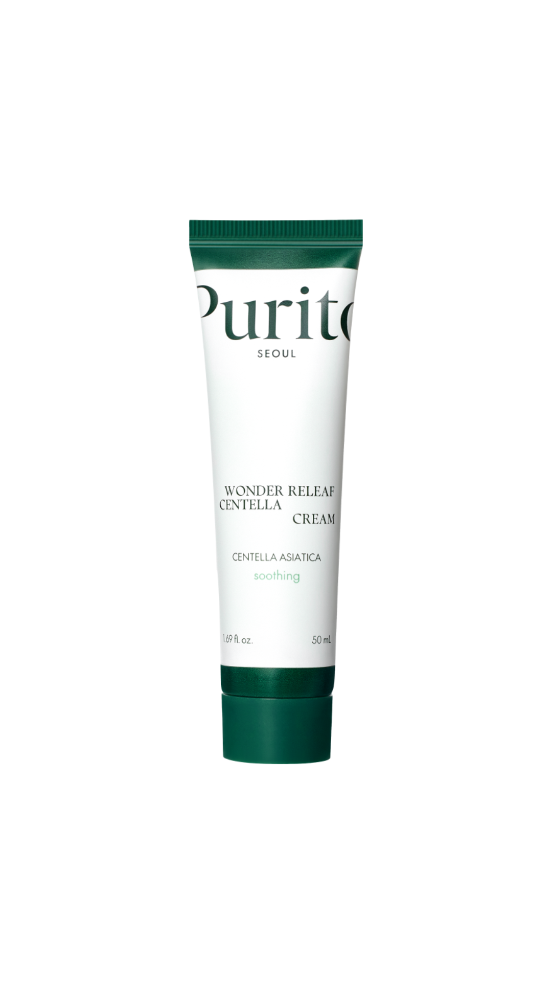 Крем відновлювальний з центеллою Seoul Wonder Releaf Centella Cream 50 ml, Purito 