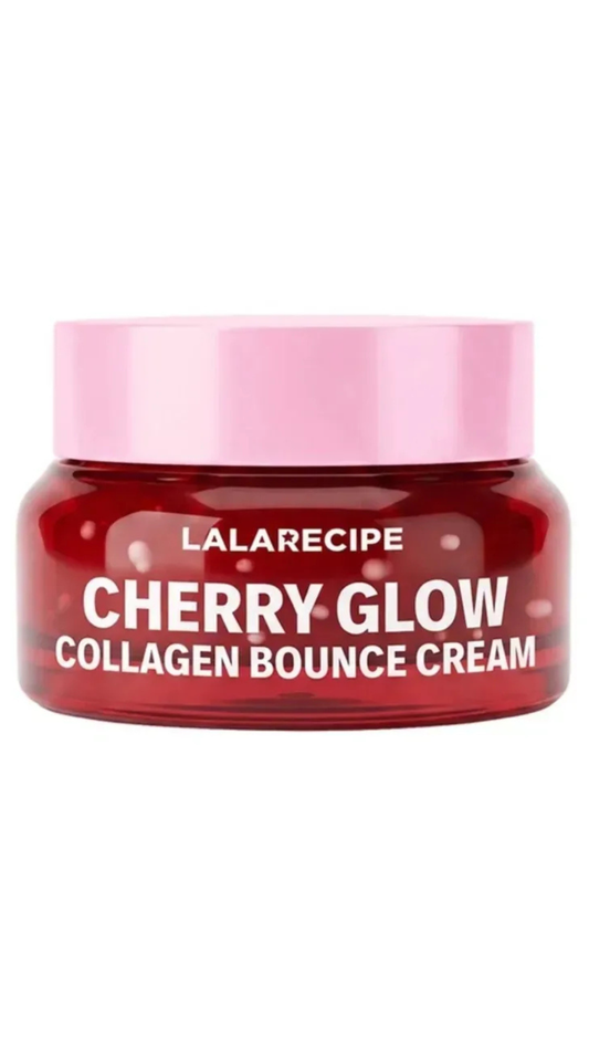 Крем для пружності та сяйва шкіри з екстрактом вишні та колагеном 50ml, Lalarecipe