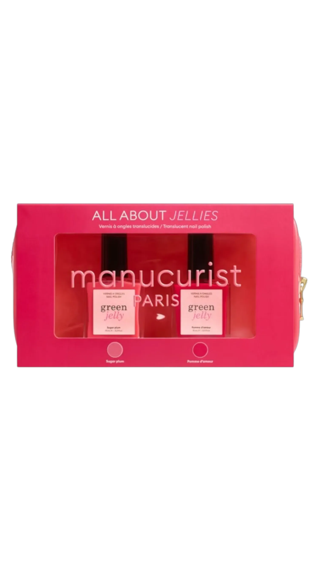 Набір лаків для нігтів у косметичці Jelly Pouch Set, Manucurist
