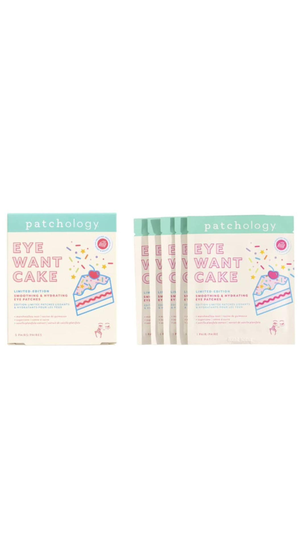 Розгладжувальні та Зволожувальні Лімітовані Патчі, 1 пара, 5 пар Patchology