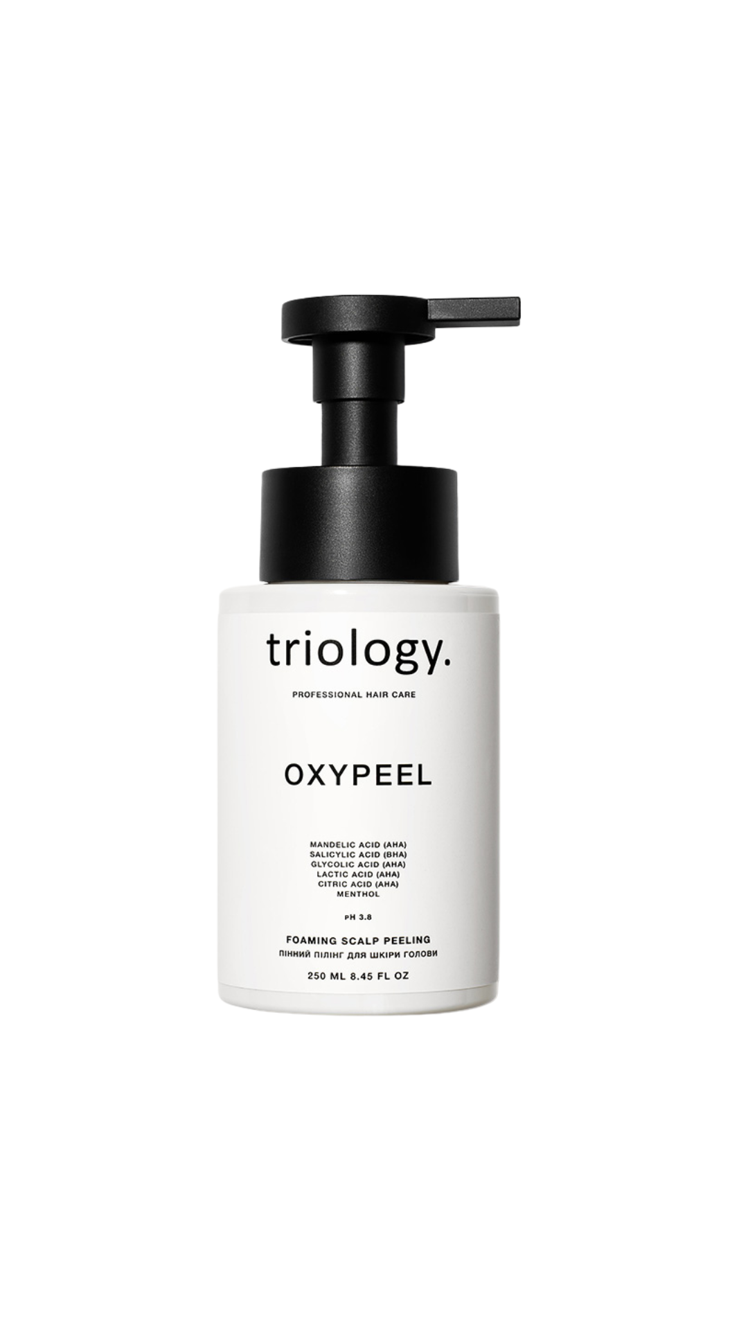 Пінний пілінг для шкіри голови 250ml Oxypeel, Triology.