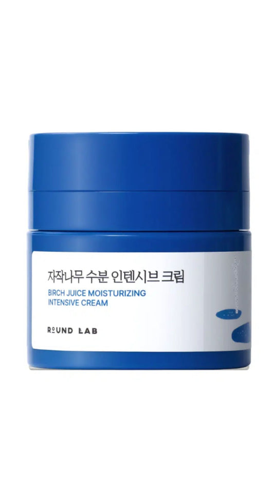 Інтенсивний зволожувальний крем з березовим соком 50 мл, Birch Juice Moisturizing Intensive Cream, ROUND LAB