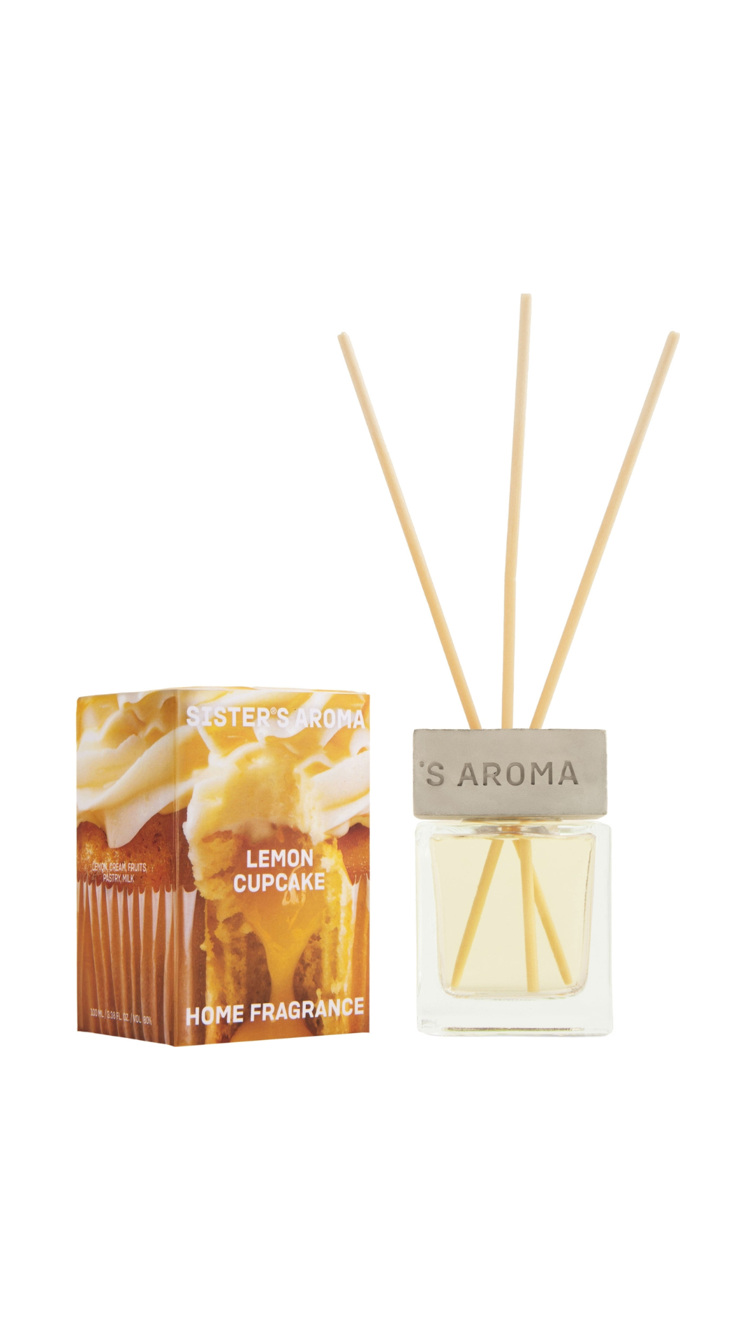 Аромат для дому аромадифузор Лимонний капкейк 110ml, Sister's Aroma