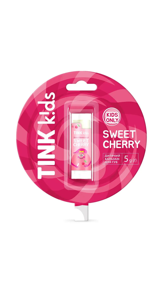 Дитячий бальзам для губ Sweet Cherry 5g, Tink kids