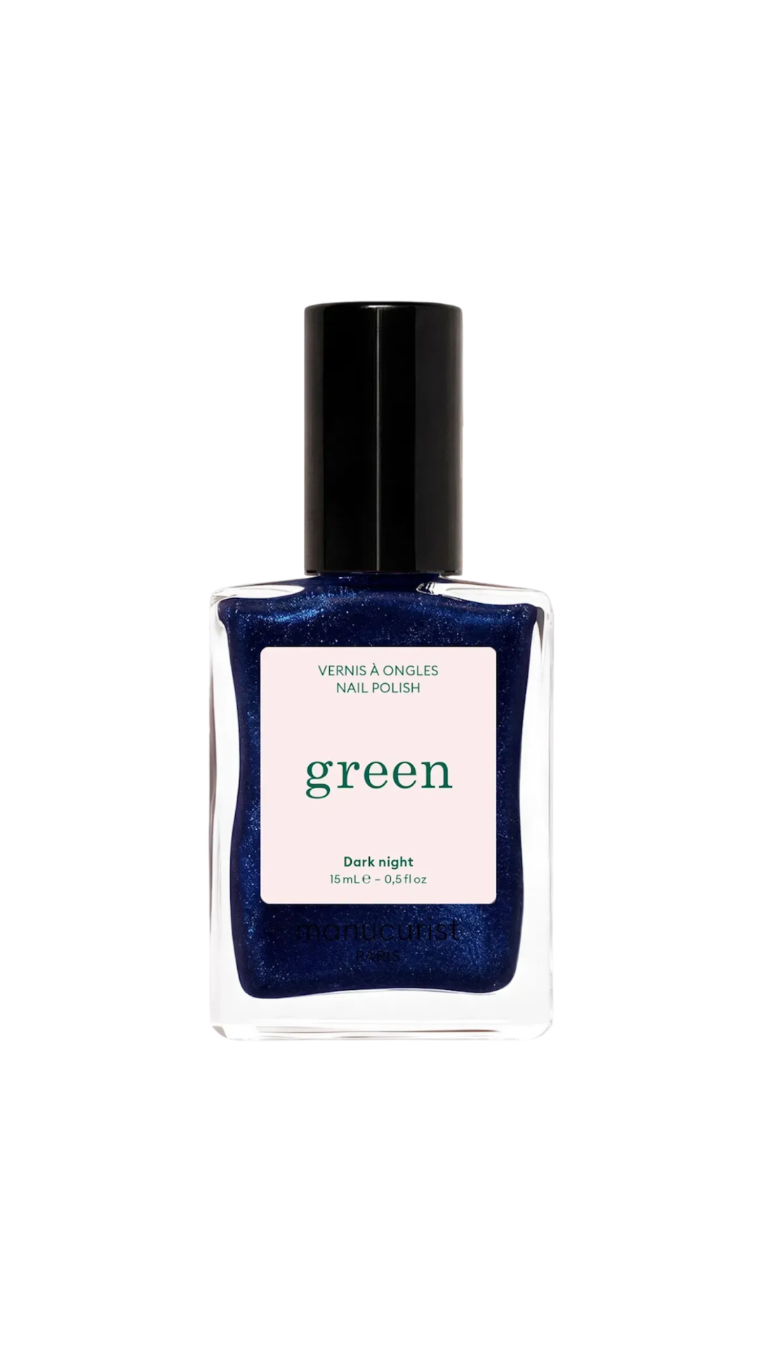 Лак для нігтів з глибоким темно-синім відтінком Dark Night 15ml, Manucurist