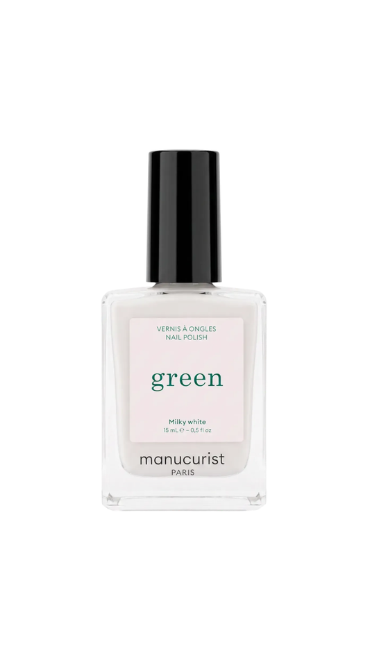 Лак для нігтів з молочним відтінком Green Milky White 15ml, Manucurist