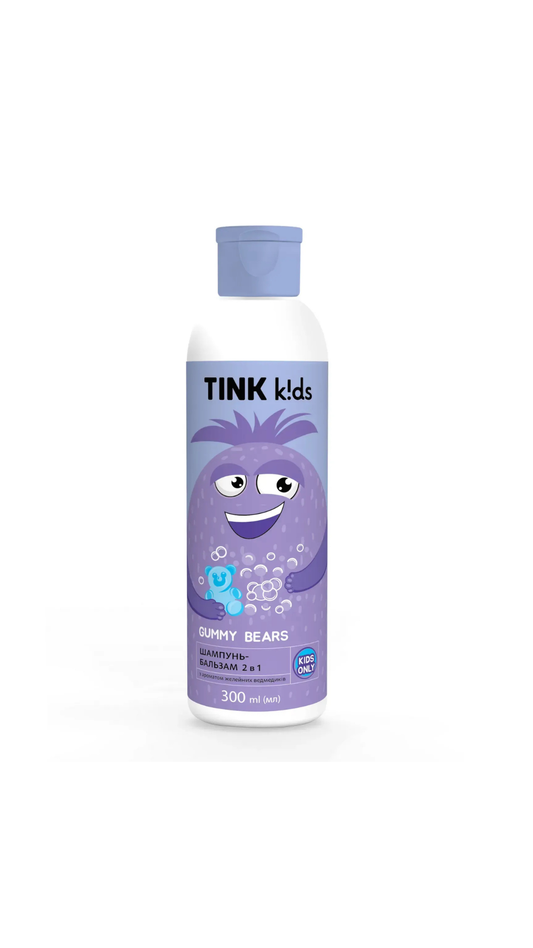 Шампунь-бальзам 2 в 1 Gummy Bears 300ml, Tink kids