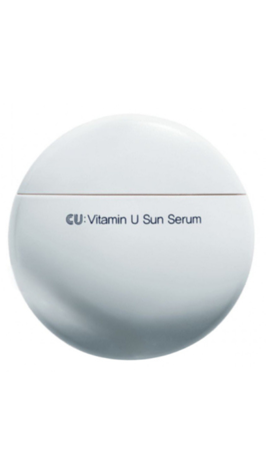 Сонцезахисна сироватка з вітаміном U та вітаміном В12 SPF 50+, CUSKIN