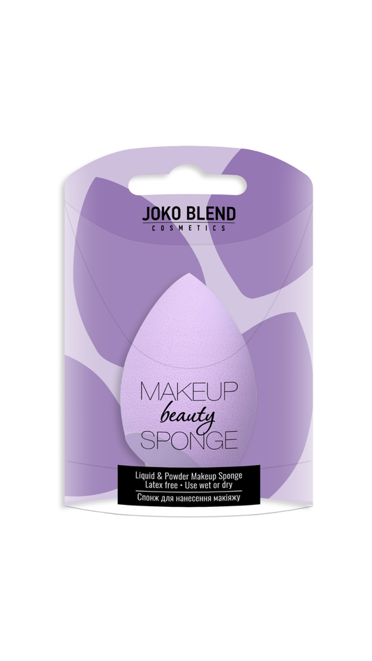 Спонж для нанесення макіяжу Makeup Beauty Sponge Lilac, Joko Blend