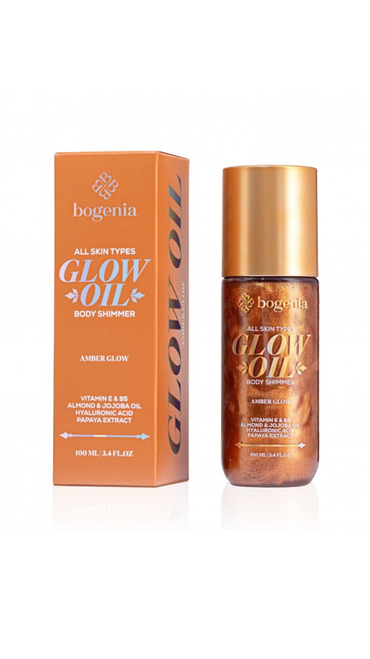 Олія-шимер для тіла Glow Oil Body Shimmer Moonlit Pearl, Bogenia