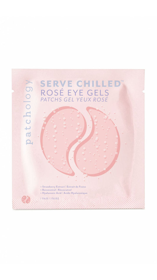 Освіжаючі патчі з екстрактом троянди Rosé Eye Gel, 1 пара, Patchology