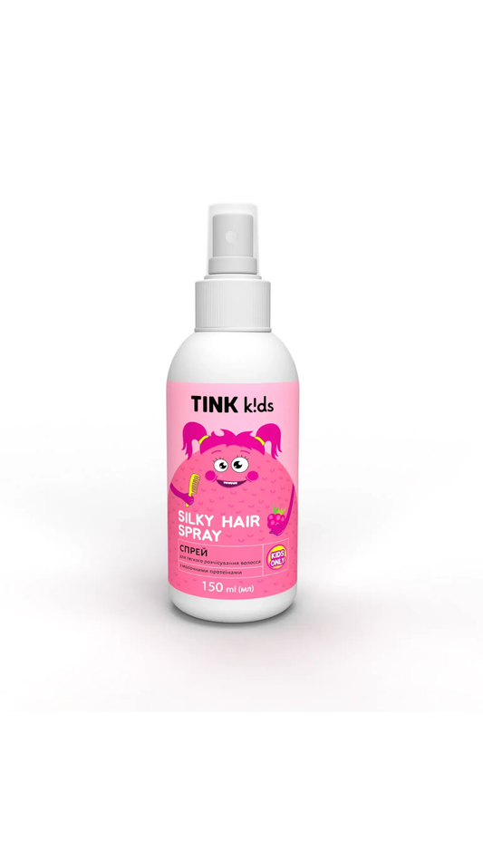 Спрей для легкого розчісування волосся Silky Hair Spray 150ml, Tink kids