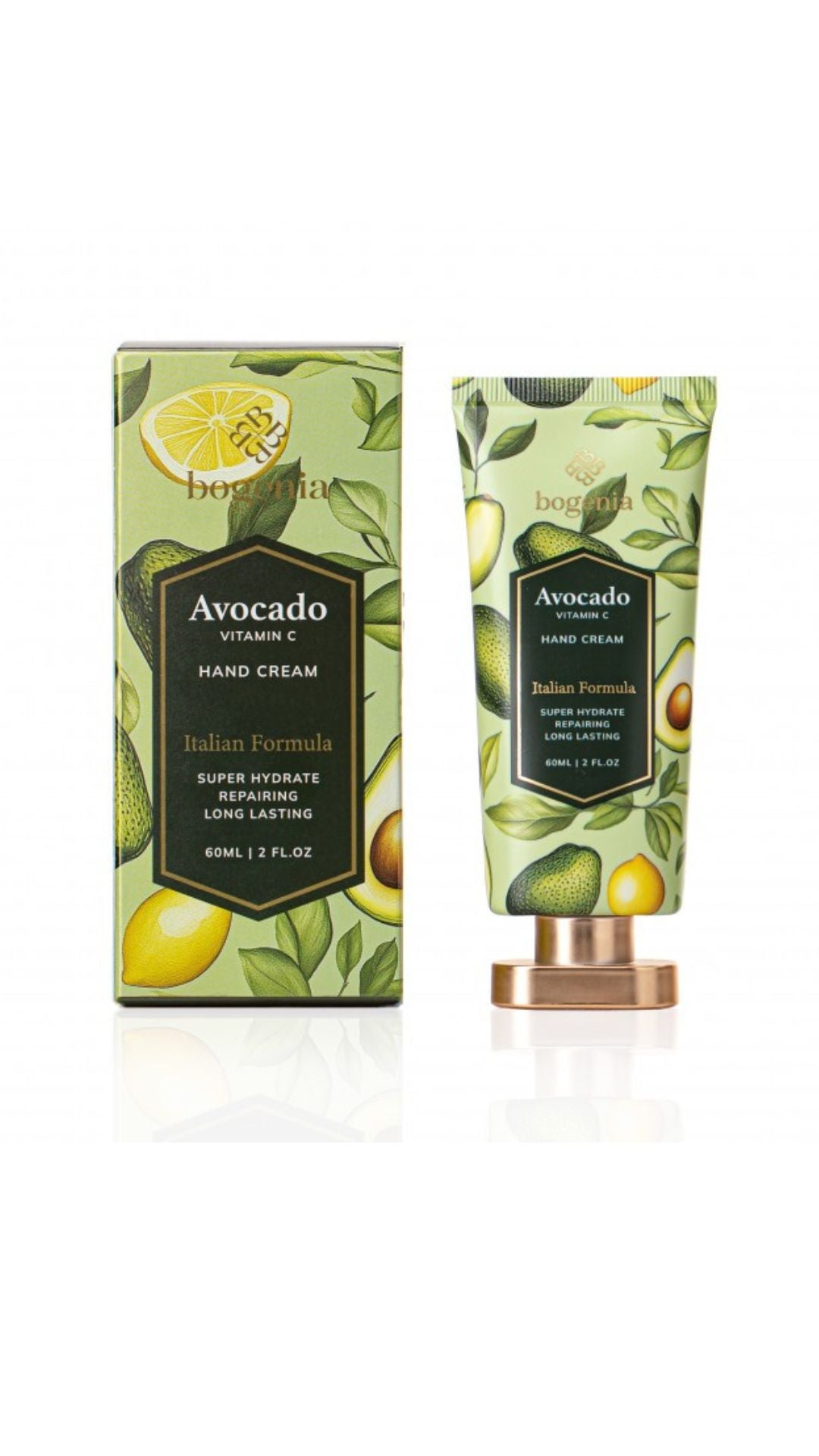 Крем для рук - Авокадо + вітамін С, Bogenia