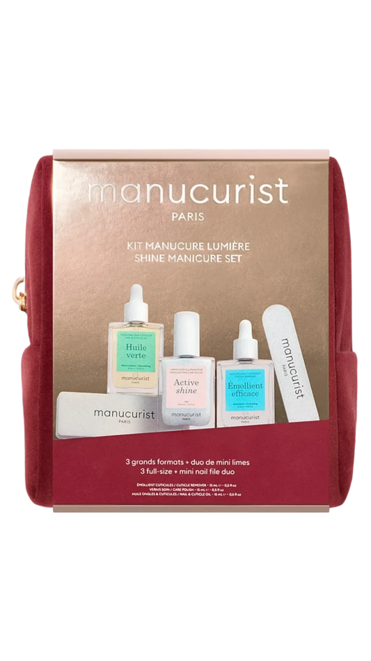 Подарунковий набір для догляду та комплексного манікюру Shine Manicure Set, Manucurist