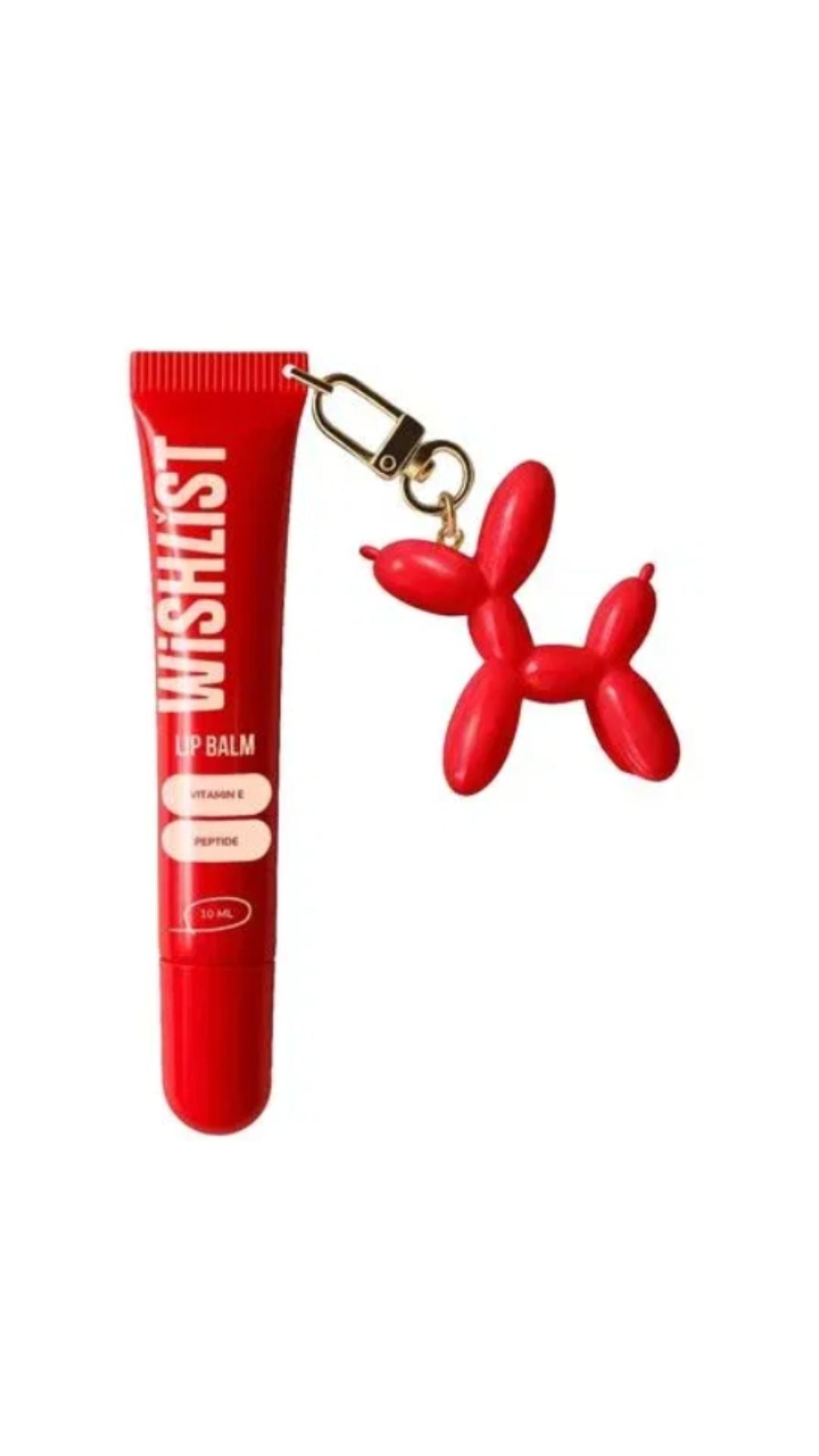 Бальзам-блиск для губ Velvet Coral Lip Gloss Balm, 10мл + Іграшка-Брелок, WiSHLiST