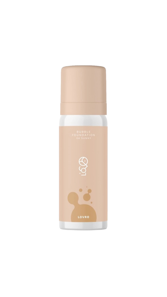 Тональна основа з повітряною формулою для сяйва шкіри Bubble Foundation - 04 Sunny - 50ml, LOVRO