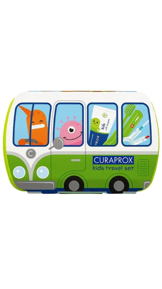 Дитячий дорожній набір, зелений Kids Travel Set, Curaprox