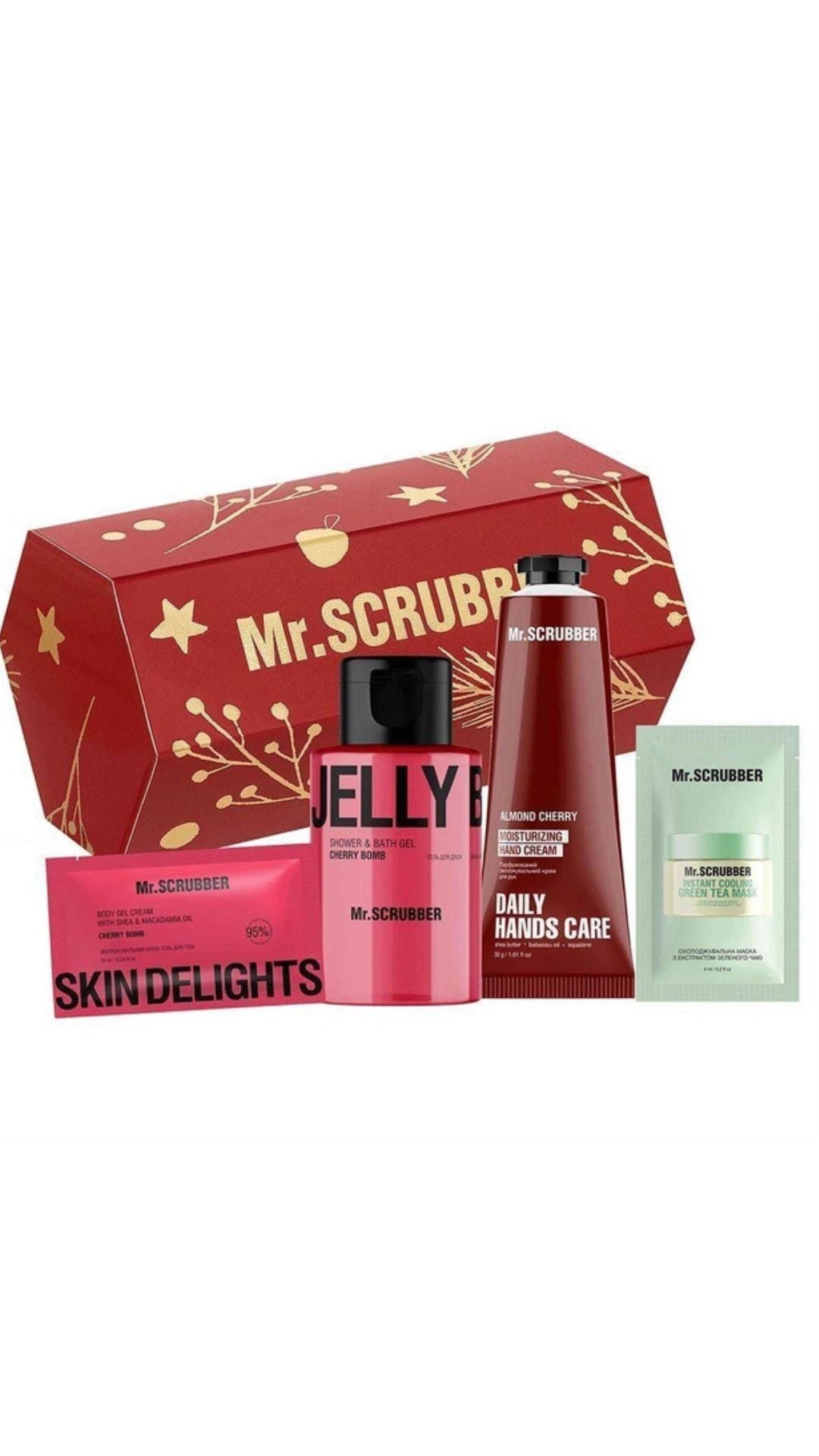 Подарунковий набір Secret Santa Red, Mr.SCRUBBER