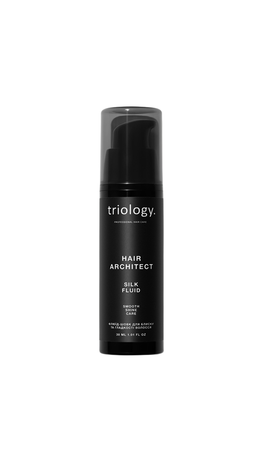 Флюїд-шовк для блиску та гладкості волосся 30ml Hair Architect, Triology.