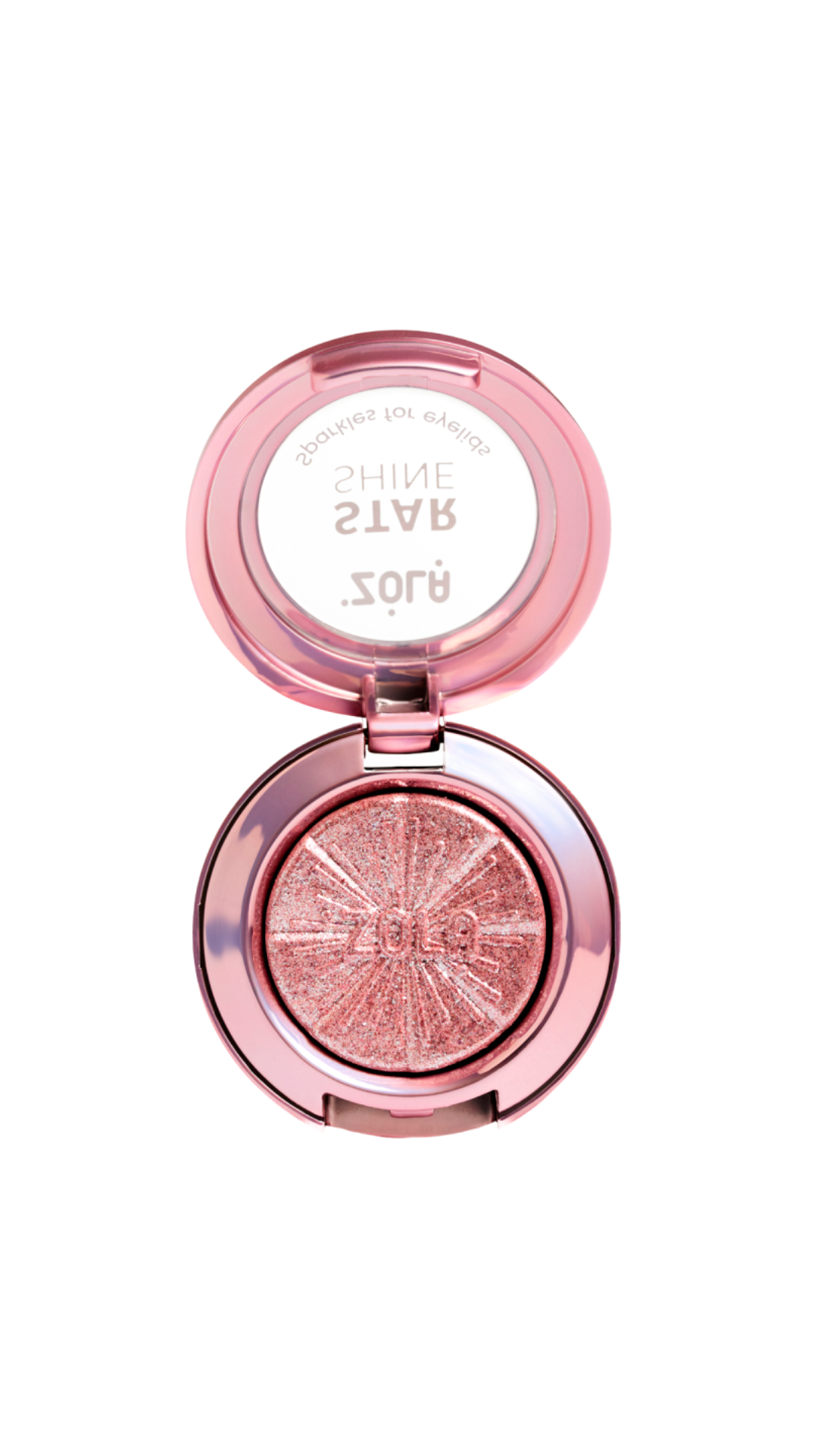 Блискітки для повік STAR SHINE SPARKLE Silver Pink, ZOLA